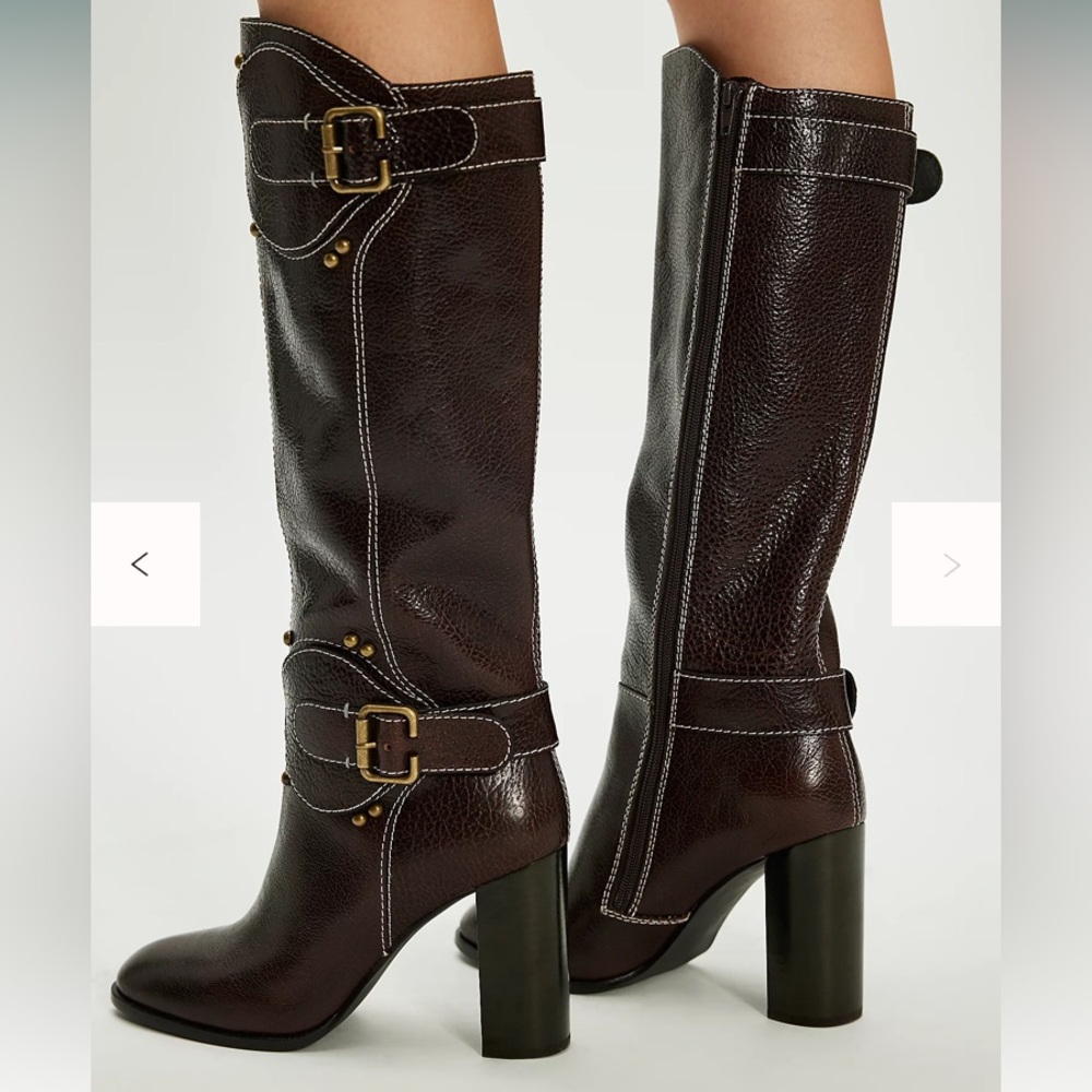 Jeffrey Campbell Chantel Boots/Boheme Buckle Boots